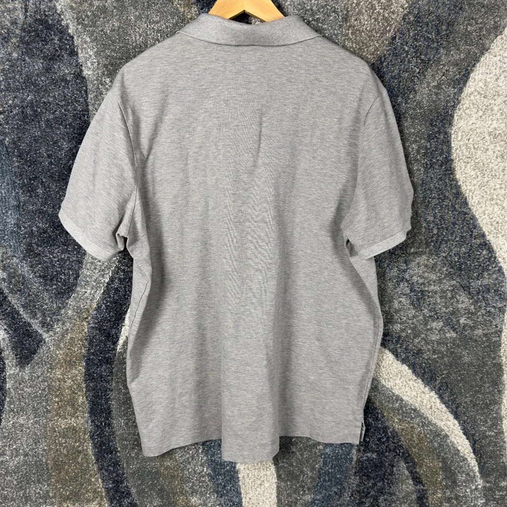 Polo Ralph Lauren Quarter-Zip Polo Mens XL Grey Excellent Stretch Mesh Classic